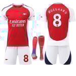 2024-25 Arsenal fotbollströja 8 Odegaard Vuxen S（165-170cm） Adult S（165-170cm） NO.8