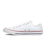 Optical White Converse Low Tops size 5 UK