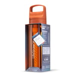 LifeStraw Go 650ml Filter Bottle - Kyoto Orange Tritan Renew