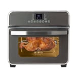 Air Fryer Oven Digital 15L Grey Rotisserie Dehydrator 14 Programs