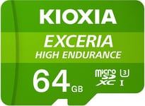 Kioxia Exceria High Endurance memory card 64 GB MicroSDXC Class 10 UHS-I (Kioxia microSD-Card Exceria High Endurance 64GB)
