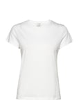 Soft Cotton Tee Designers T-shirts & Tops Short-sleeved White Filippa K