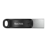 Sandisk Clé USB 3.0 Ixpand Go 64 GB - avec connecteur Lightning Argent/Noir