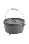 Cast Iron Dutch Oven with Legs for Camping