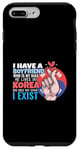 Coque pour iPhone 7 Plus/8 Plus Fan de Kpop Idol J'ai un petit ami K Drama Lover I Love Korea