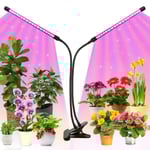Växtlampa, växtlampor för inomhusväxter, LED-växtlampor fullspektrum, 3/9/12H timer, 10 dimbara nivåer, 3 omkopplingslägen