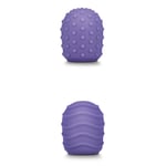 Silicone Textured Attachment Covers For The Pititie Le Wand Massager Vibrator