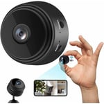 Camera Espion,HD Cam¿¿ra de Surveillance sans Fil 1080P Mini Camera sur Batteries Nanny Cam¿¿ra Sport avec Detecteur de Mouvement,Exterieur/Interieur Cam¿¿ra avec Enregistrement