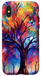 iPhone X/XS Colorful Tree & Forest, Beautiful Fantasy Nature & Life Case