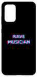 Coque pour Galaxy S20+ Rave Musician Techno EDM Music Maker Festival Composer Raver