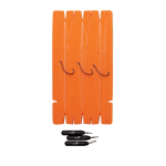 Savage Gear Dropshot Rig Kit large [0.300 mm x 1 m fluorocarbon, 7 g vikt, 2/0 krok] svart 3-pack