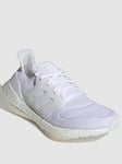 adidas Ultraboost 22, White/White, Size 5, Women