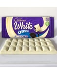 Cadbury White Oreo - Hvit Sjokoladeplate med Oreobiter 120 gram