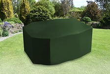 Bosmere Protector 6000 | Housse rectangulaire pour Table de Jardin + chaises | L 215 cm l 173 cm H 90 cm | 100% imperméable à l'eau, Protection UV, très résistante 600D | Garantie de 6 Ans | C525