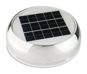 Marinco solcellsventilator 3-tum rostfri