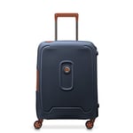 DELSEY PARIS - Moncey - Valise cabine rigide - 55 x 35 x 25 cm - 38 litres - S - Black, Blue, XS, Recyclé & Recyclable