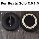 Black Replacement Ear Pads Cushion Cover For Dr Dre Beats Solo 2.0 3.0 Headphone