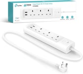 Tp-Link Kasa Wifi Power Strip 3 Outlets with 2 USB Ports, Equipped with ETL Cert