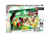 Nathan - Puzzle Enfant - 150 pièces - Carte du monde - Filles ou garçons  Garçon ou fille dès 7 ans - Puzzle de qualité supérieure - Carton épais et