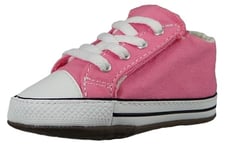 Converse Boy's Unisex Kids Chuck Taylor All Star Cribster Hi-Top Trainers, Pink (Pink 865160c), 1 UK Child
