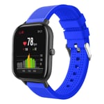 Amazfit GTS / Bip Lite stripe silicone watch band - Baby Blue
