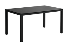 Rana 150x90 H73 svart m glas