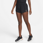 Nike Women's Dri-fit Adv Mid-rise Brief-lined 8cm (approx.) Running Shorts Aeroswift Juoksuvaatteet BLACK/WHITE