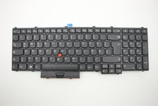 Lenovo ThinkPad P50 P70 Keyboard German Black 00PA259