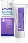 Acnecide Face Wash, 50G, for Acne Treatment & Spot Treatment with 5% Benzoyl Per