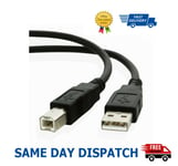 480Mbs USB A to B Data Cable for All Models & Brands of Printers, Epson, HP, Can