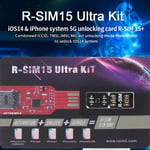 SIM Card R-SIM15 ULTRA KIT Nano Perfect For iPhone 12 Pro XS MAX XR X 8 7 iOS14