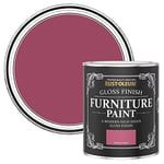 Rust-Oleum Pink Furniture Paint in Gloss Finish - Raspberry Ripple 750ml