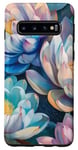 Galaxy S10 Lotus Flowers Oil Painting style Art Design Case