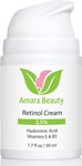 Retinol Cream for Face 2.5% with Hyaluronic Acid & Vitamin E & B5-50 Ml