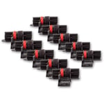 Vhbw - 10x Rouleaux d'encre noir-rouge compatible avec Casio HR21, HR170L, HR18 calculatrice de poche, caisse enregistreuse
