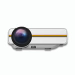 LUFKLAHN Home mobile phone with screen projector, mini HD projector (Color : White, Size : AU)