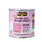 250ml Gloss Paint Pink Small Can Rustins Wood Metal Quick Dry Interior Exterior