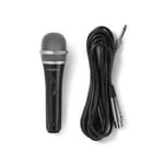 Nedis Riktad Mikrofon med Kabel, -72 dB +/-3 dB känslighet   50 Hz - 14 kHz, 50 m