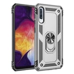 Bofink Combat Samsung Galaxy A50 skal - Silver/Grå Silvergrå