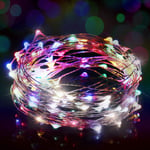 Fairy Lights USB, Ariceleo 10M 32 Ft. USB Powered Led Fairy Lights, 100 LEDs USB Plug in String Lights Firefly Lights for Bedroom, Chirstmas, Xmas, Computer (Multi Color)