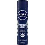 NIVEA Men Deodorant Protect & Care, No Skin Irritation &48h Freshness 150ml
