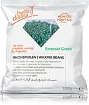 Bella Donna - Perles de cire « Emerald Green » pour une épilation sans bande sans douleur, formule souple et crémeuse, 1 000 g