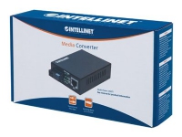 Intellinet Gigabit Ethernet WDM Bi-Directional Single Mode Media Converter, 10/100/1000Base-Tx to 1000Base-Lx (SC) Single-Mode, 20km, WDM (Rx1310/Tx1550) - Fibermedieomformer - 1GbE - 10Base-T, 1000Base-LX, 100Base-TX, 1000Base-T - RJ-45 / SC-enkeltmodus - opp til 20 km - 1310 (RX) / 1550 (TX) nm