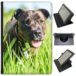 Fancy A Snuggle Rottweiler Dog In Long Grass Universal Faux Leather Case Cover/Folio for the Samsung Galaxy Tab S 10.5
