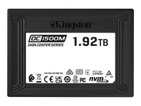 Kingston Data Center DC1500M - SSD - 1.92 To - interne - 2.5" - U.2 PCIe 3.0 x4 (NVMe)