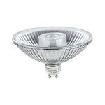 Paulmann 28901 LED Reflector Lamp QPAR111 6.5W Dimmable Warm White Silver Bulb Lighting System 2700K GU10
