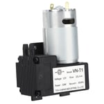 VN T1 Mikro DC Vakuumpump Mekaniska Delar Låg Ljudnivå Industritillbehör (DC12V)