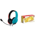 Nintendo Switch Lite - Yellow & PDP LVL40 Wired Stereo Headset for NS -Joycon Blue/Red