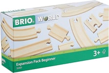 BRIO World Expansion Pack - Beginner Wooden Train Track for Kids Age 3 Years Up