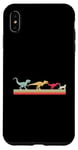 Coque pour iPhone XS Max Dinosaure Chat Evolution Fun Paléontologie